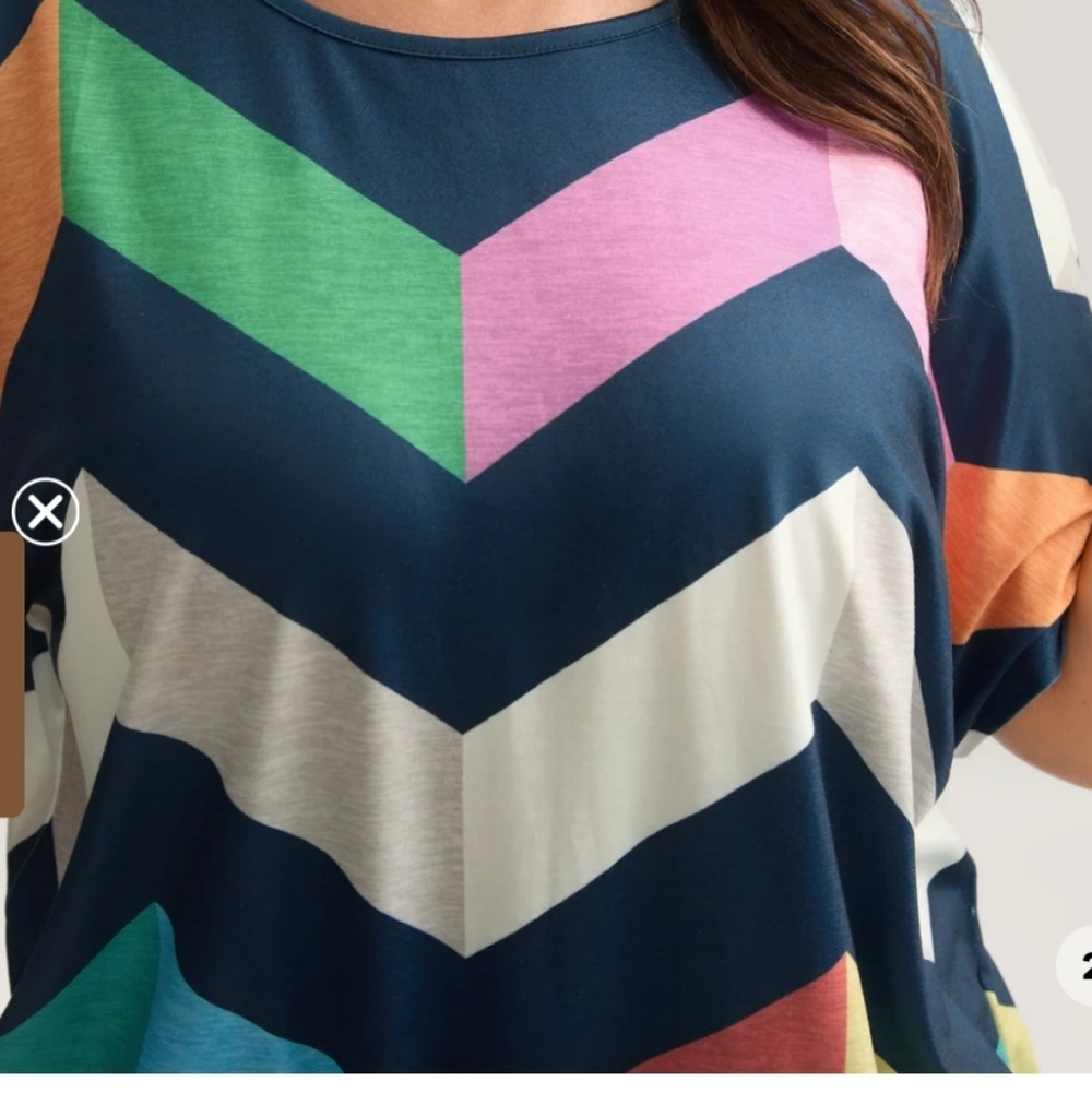 Bloomchic Color Block Shirt - Picture 4 of 4